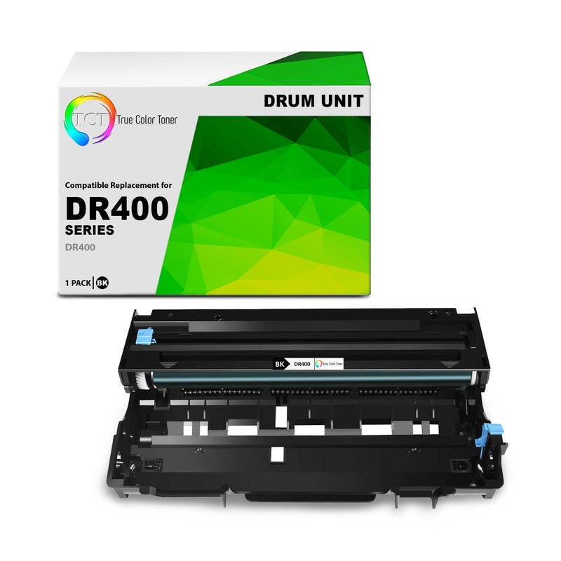 TCT DR400 Drum Unit - Premium Compatible Replacement for Brother DR-400 DR400 Works with Brother DCP-1200 1400, HL-1240DX, MFC-8300 P2500 P2500T, IntelliFax-4100 4100E 8750P Printers (20,000 Pages) - Image 1